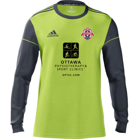OTFC adidas Junior GK Jersey Longsleeve Lime Green